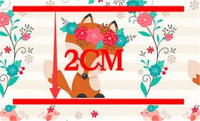 Little Fox Faux Leather Sheet