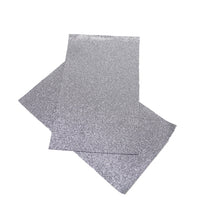 Fine Glitter Faux Leather Sheet