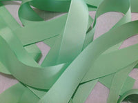 Solid 1" (25mm) Grosgrain Ribbons x 5 yards - Clearance