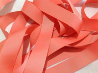 Solid 1" (25mm) Grosgrain Ribbons x 5 yards - Clearance