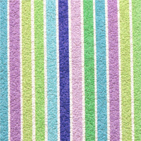 Chunky Glitter Pastel Stripe Faux Leather Sheet