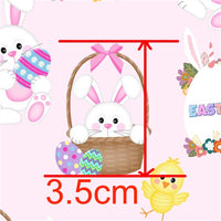 Easter Unicorn Eggs on Pink Faux Leather Sheet