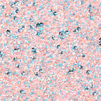 Pink Pearl Textured with Pink Blue Sequin Glitter Double Sided Faux Leather Sheet