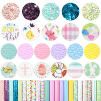 Easter A5 Sheet Faux Leather Pack of 22