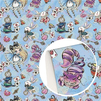 Alice Whimsical Faux Leather Sheet
