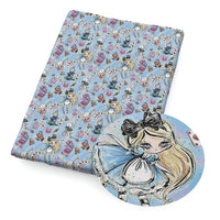 Alice Whimsical Faux Leather Sheet