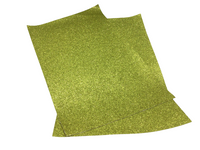 Fine Glitter Faux Leather Sheet