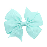 Pinwheel Solid Bow with Clip 3"