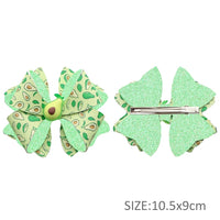Pre Cut Avocado Faux Leather Bow