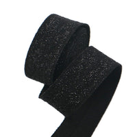 Glitter Black 5/8" FOE (5 Yards)