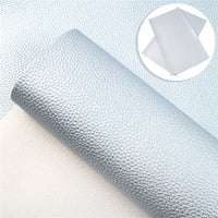 Solid Pearl Litchi Faux Leather Full Sheet