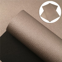 Solid Pearl Litchi Faux Leather Full Sheet