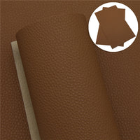 Solid Litchi Faux Leather Sheet