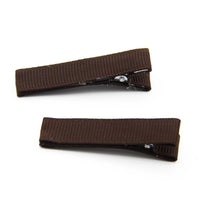 Grosgrain Lined Clips (10)