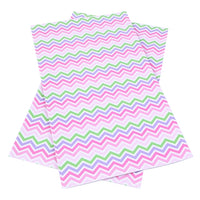 Chevron Pastels Faux Leather Sheet