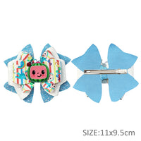 Pre Cut Cocomelon Faux Leather Bows