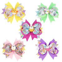 Easter Ribbon Bows with Clip