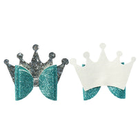 Crown Glitter Bow