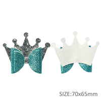 Crown Glitter Bow