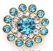 Flower Crystal Rhinestones 14mm (100)