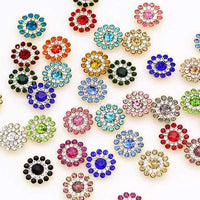 Flower Crystal Rhinestones 14mm (100)