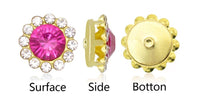 Flower Crystal Rhinestones Mixed 14mm (20)