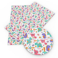 Dinosaurs Roarr Faux Leather Sheet
