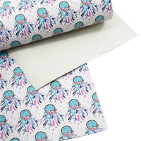 Dream Catcher Greens Faux Leather Sheet