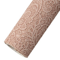 Textured Lace Faux Leather Sheet