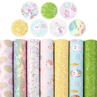 Easter Designs #3 Faux Leather Full Sheet Pack of 7