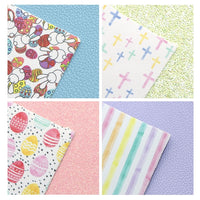 Easter Double Sided Sheet Pack Faux Leather Sheet (4) #1