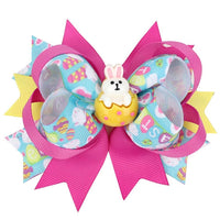Easter Ribbon Bows with Clip