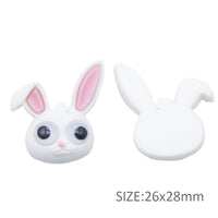 Rabbit Head Resin Embellishment
