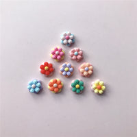 Little Double Layer Flower Resins (10)