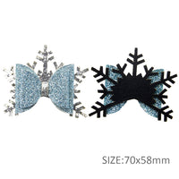 Frozen Snowflake Bow