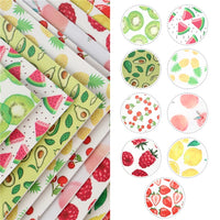 Fruit Faux Leather Full Sheet Pack of 9