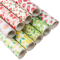 Fruit Faux Leather Full Sheet Pack of 9