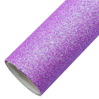 Fine Glitter Faux Leather Sheet