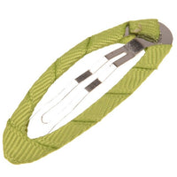 Ribbon Covered Snap Clip