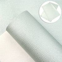 Solid Pearl Litchi Faux Leather Full Sheet