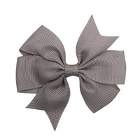 Pinwheel Solid Bow with Clip 3"