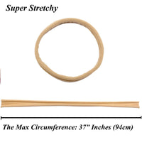 Super Soft Baby Headbands - White & Nude