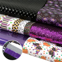 Halloween Design #3 Faux Leather Sheet Pack of 7