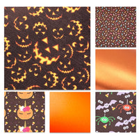 Halloween Design #1 Faux Leather Sheet Pack of 6