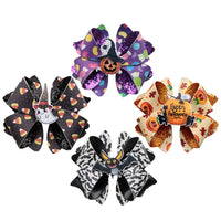 Pre Cut Halloween Set Faux Leather Bows