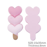 Ice Cream Hearts Resins