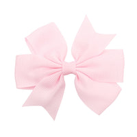 Pinwheel Solid Bow with Clip 3"