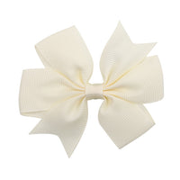 Pinwheel Solid Bow with Clip 3"