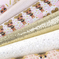 LOL Dolls Gold Faux Leather Full Sheet Pack of 6