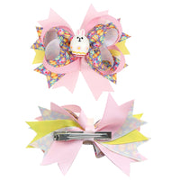 Easter Ribbon Bows with Clip